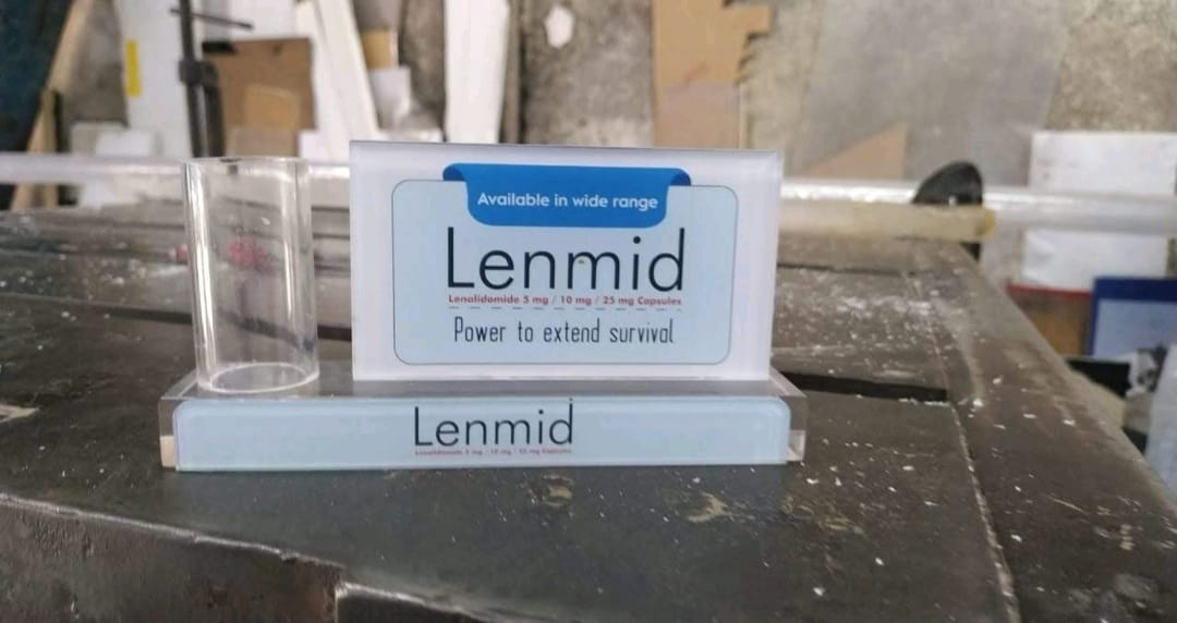 Acryloic table top lenmid